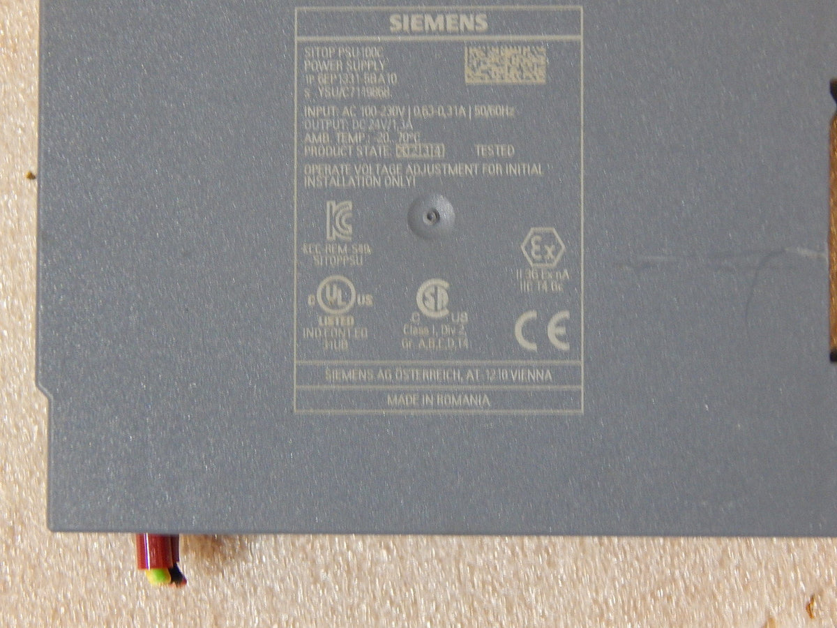 Siemens 6EP1331-5BA10 Sitop PSU100C Stromversorgung 6EP1 331-5BA10