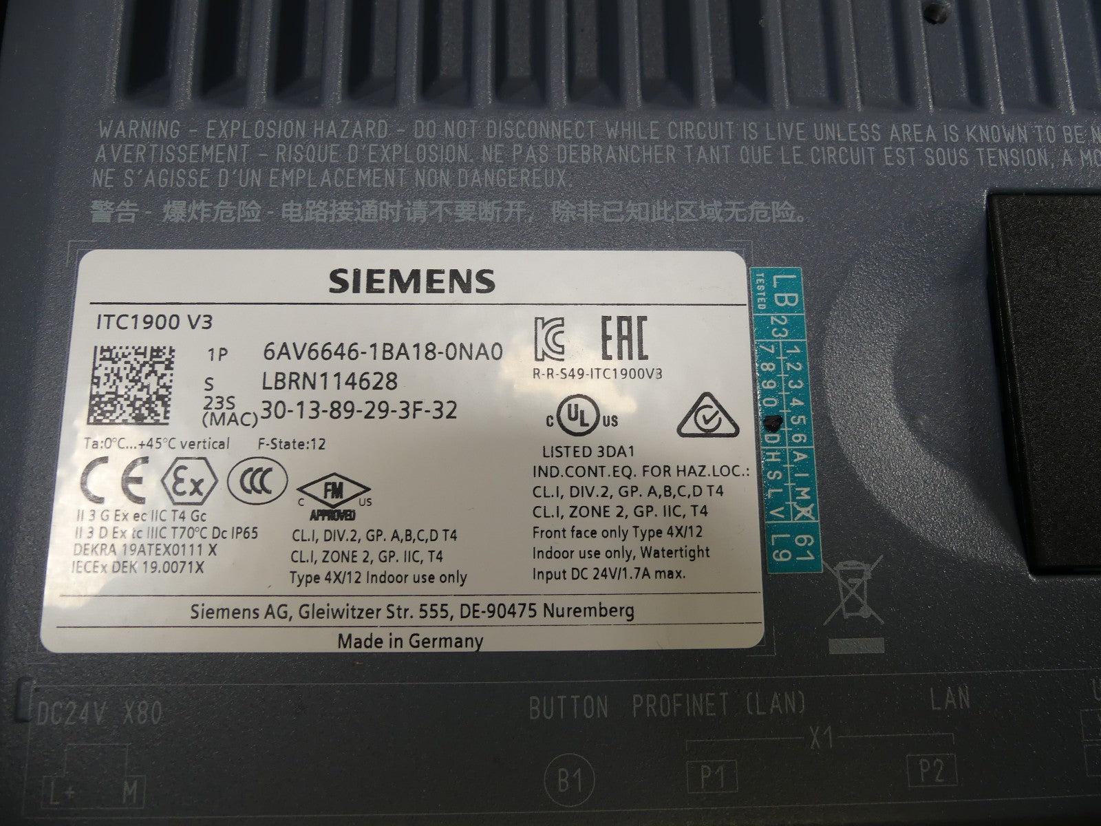 Siemens 6AV6646-1BA18-0NA0