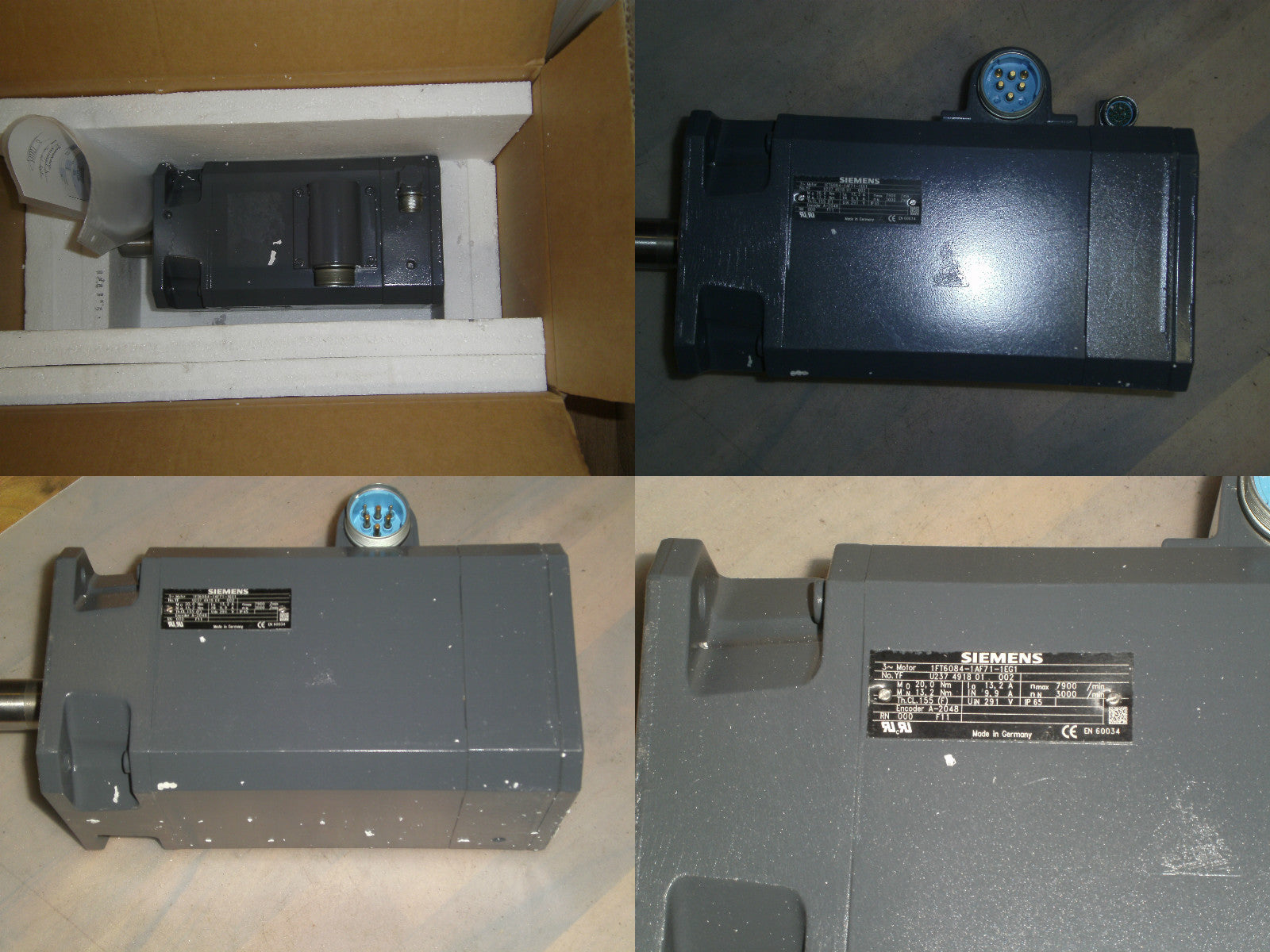 Siemens 3-Motor    1FT6084-1AF71-1EG1