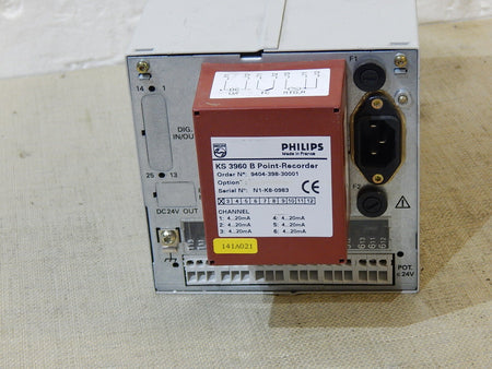 Philips KS 3960  B  Point Recorder  Order No.: 9404-398-30001 Used