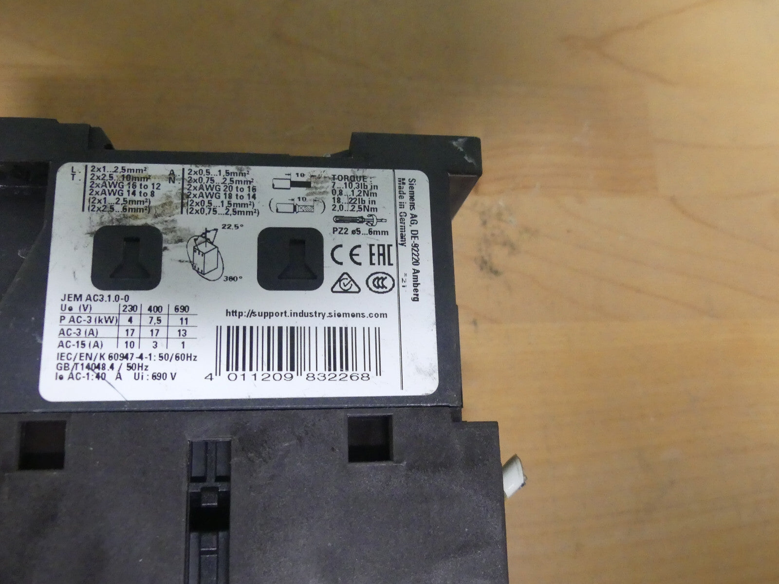 Siemens 3RT2025-1AP00