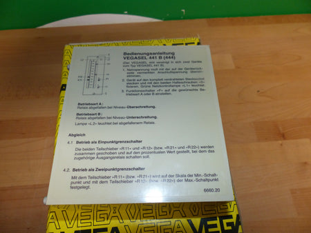 Vegasel 444 (441 B) VEGA Zusatzgrenzschalter s.Bilder