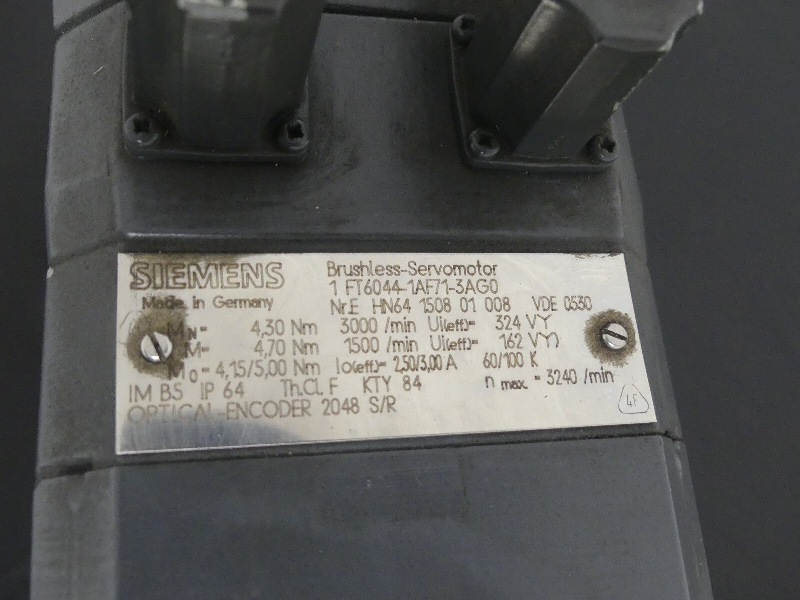 Siemens 1ft6044-1af71-3ag0 Servomotor used s.Bilder