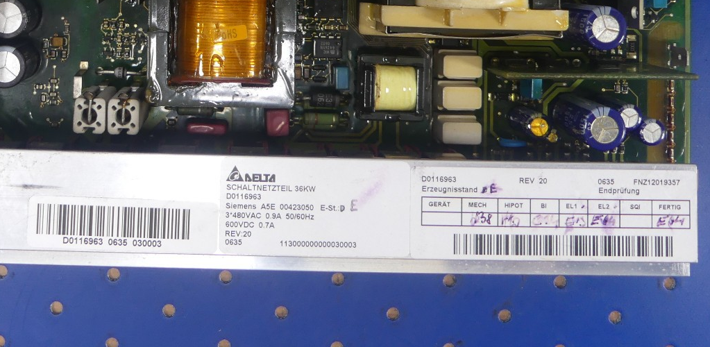 Siemens A5E 00423050   A5E00423050