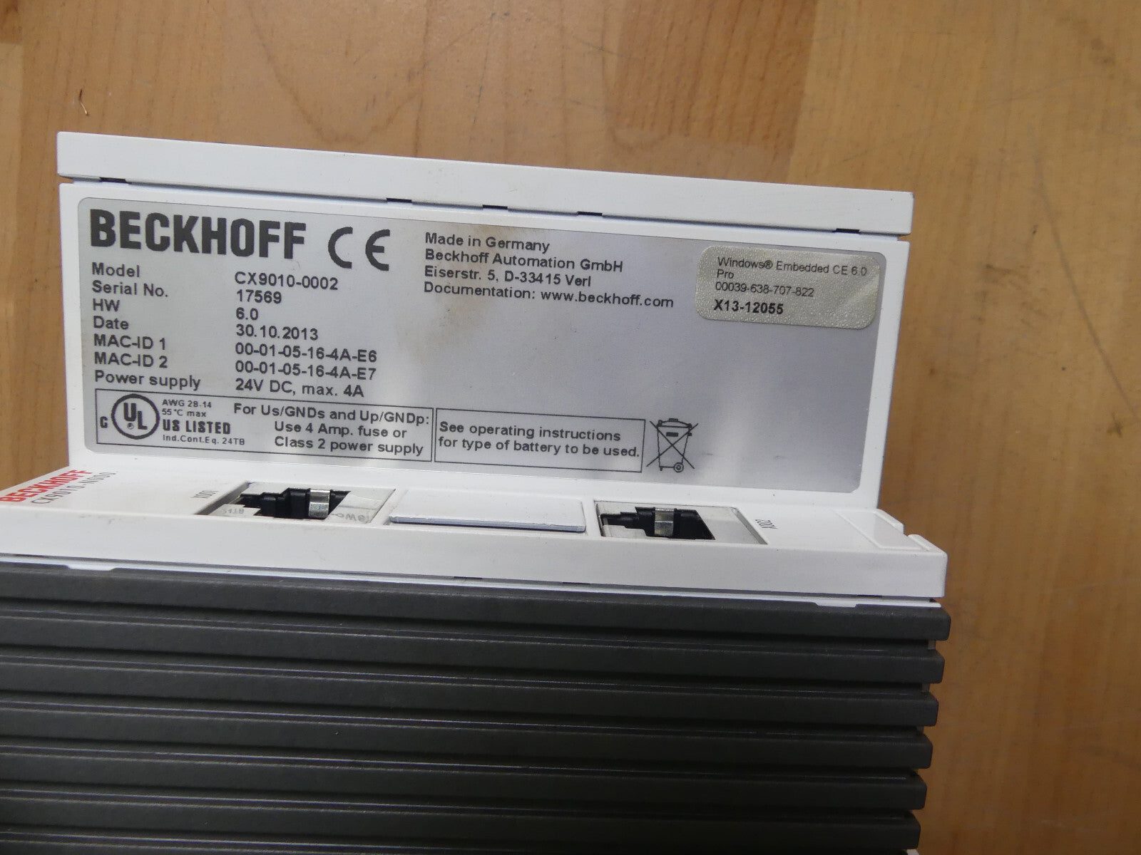 Beckhoff CX9010-0002  / CX9010-N000  Controller