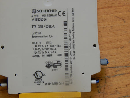Schleicher SNT 4053-A used