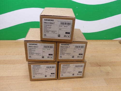 5x SIEMENS 3NA3 824-7