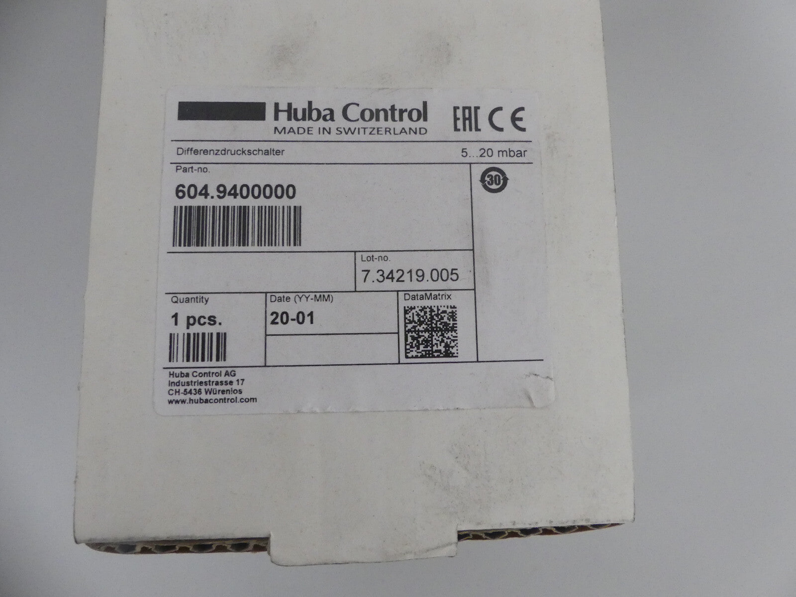 Huba control 604.9400000