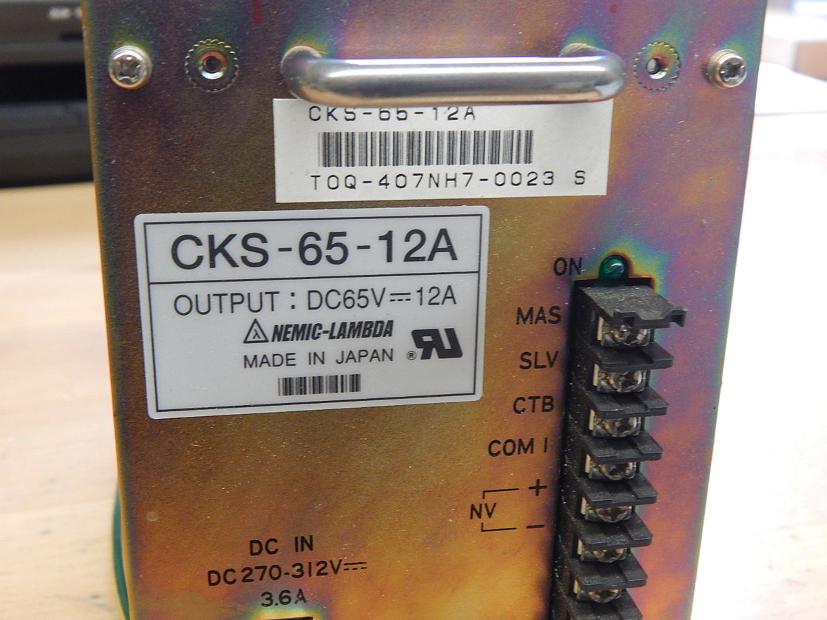 Nemic-Lambda CKS-65-12A  Power Supply.  Used