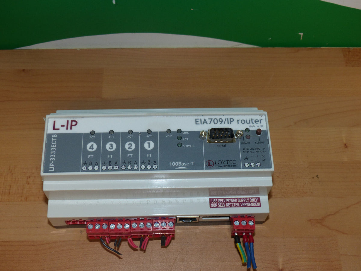 Loytec LIP - 3333ECTB EIA709/IP Router used