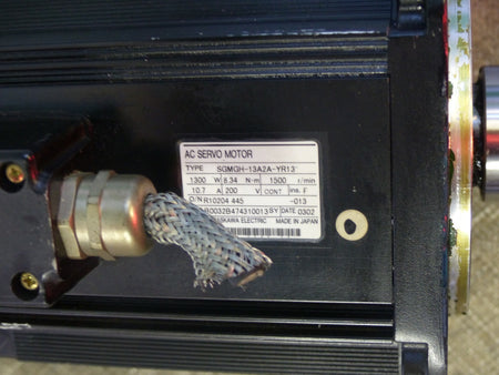 Yaskawa AC Servo Motor SGMGH-13A2A-YR13