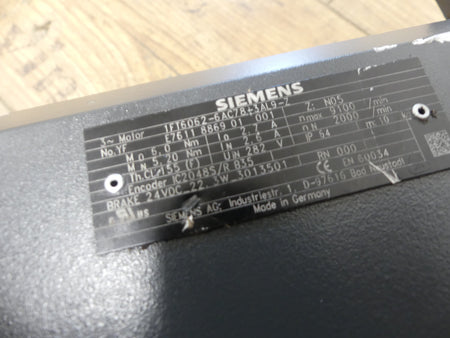 Siemens 1FT6062-6AC78-3AL9-Z - Anschluss beschädigt (s.Bilder)