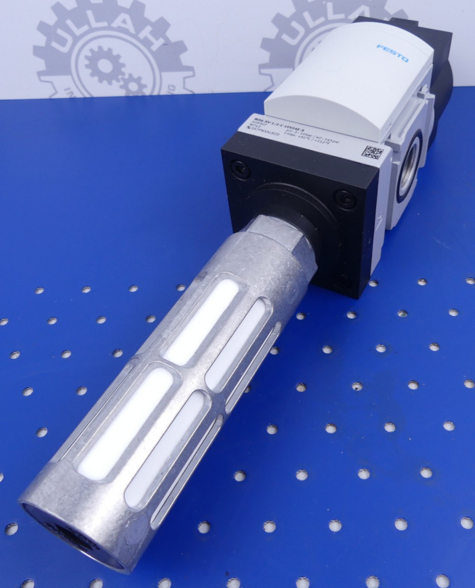 FESTO MS6-SV-1/2-C-10V24E-S 609307 + MSC-3/2-24VDC-M12 8041126