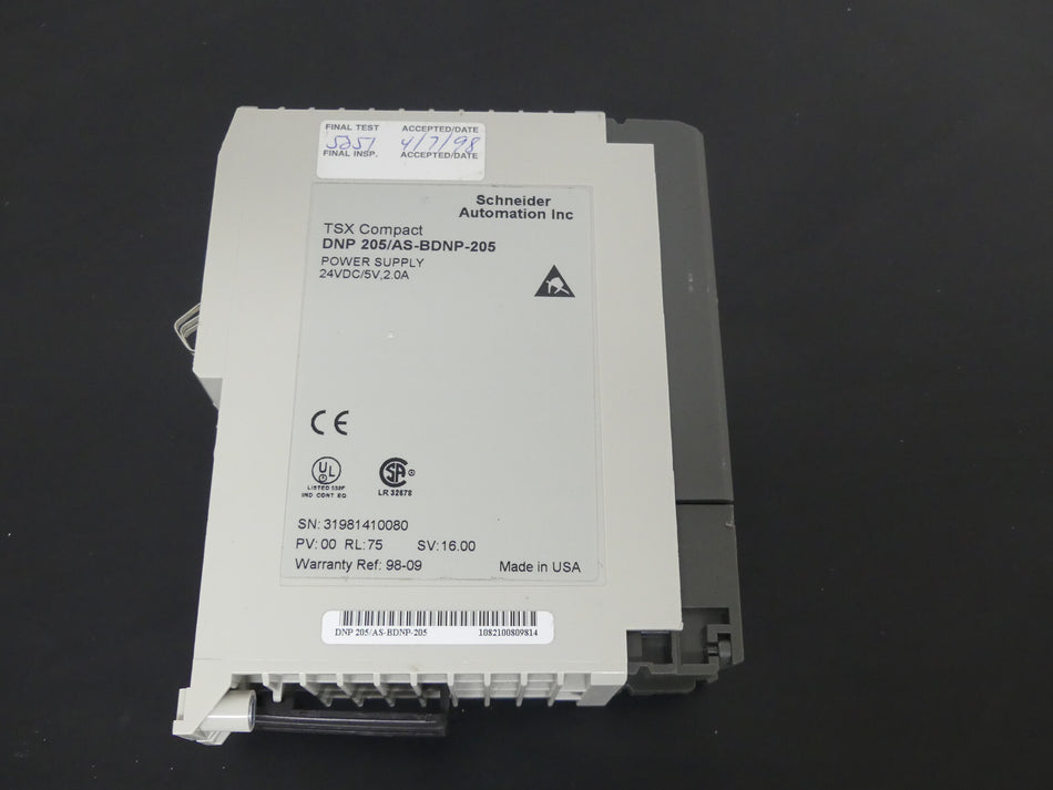 Schneider Automation TSX Compact DNP 205 / AS-BDNP-205