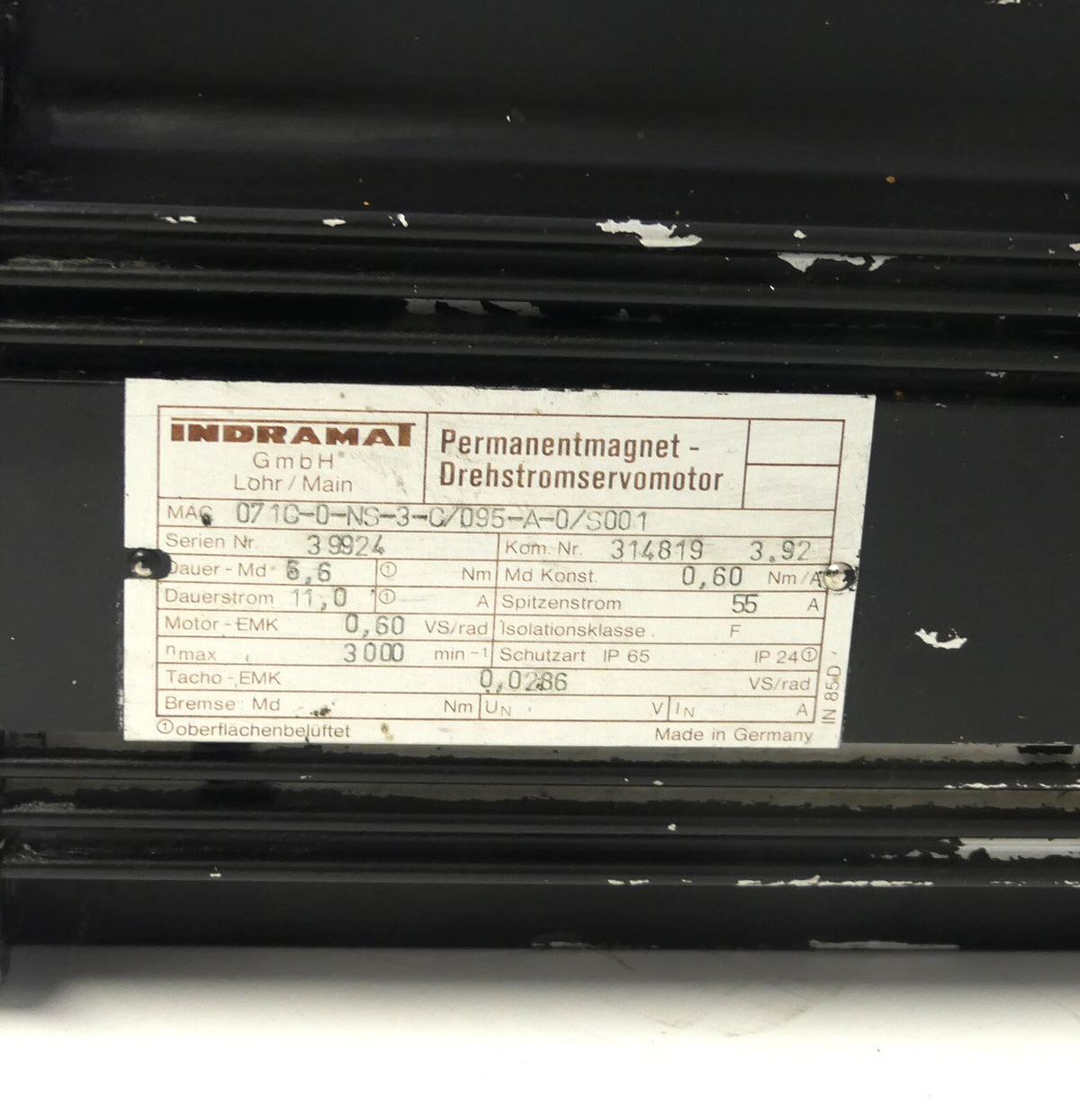 INDRAMAT MAC071C-0-NS-3-C/095-A-0/S001