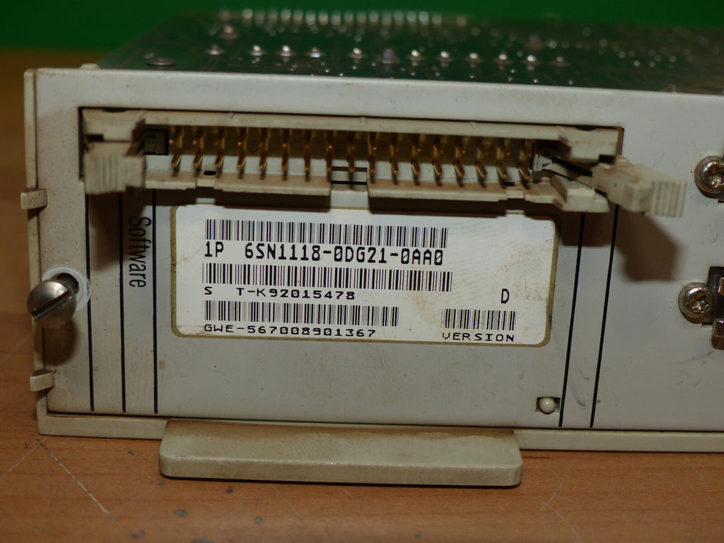 Siemens Simodrive 611-D Regelungseinschub  6SN1118-0DG21-0AA0 E-Stand: D
