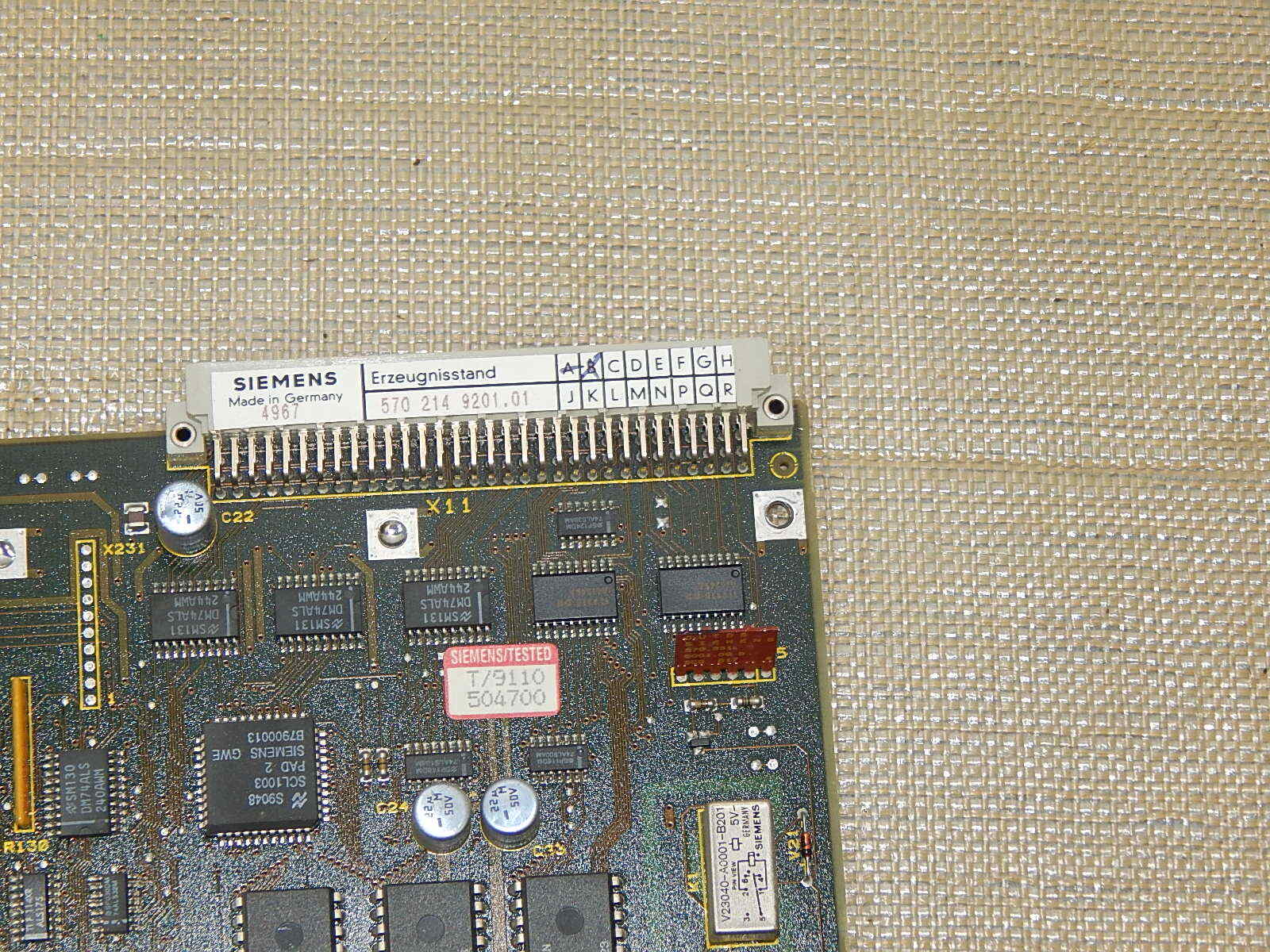 Siemens Sinumerik Interface Card 6FX1121-4BA02 Used