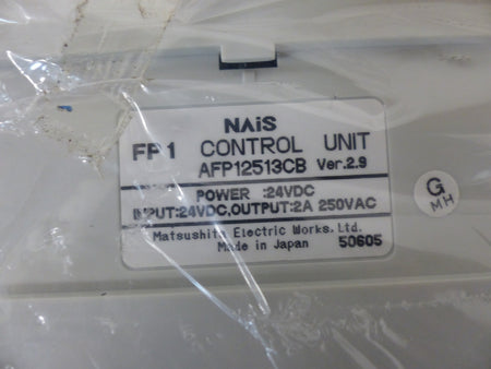 NAIS CONTROL UNIT FP1-C56 AFP12513CB