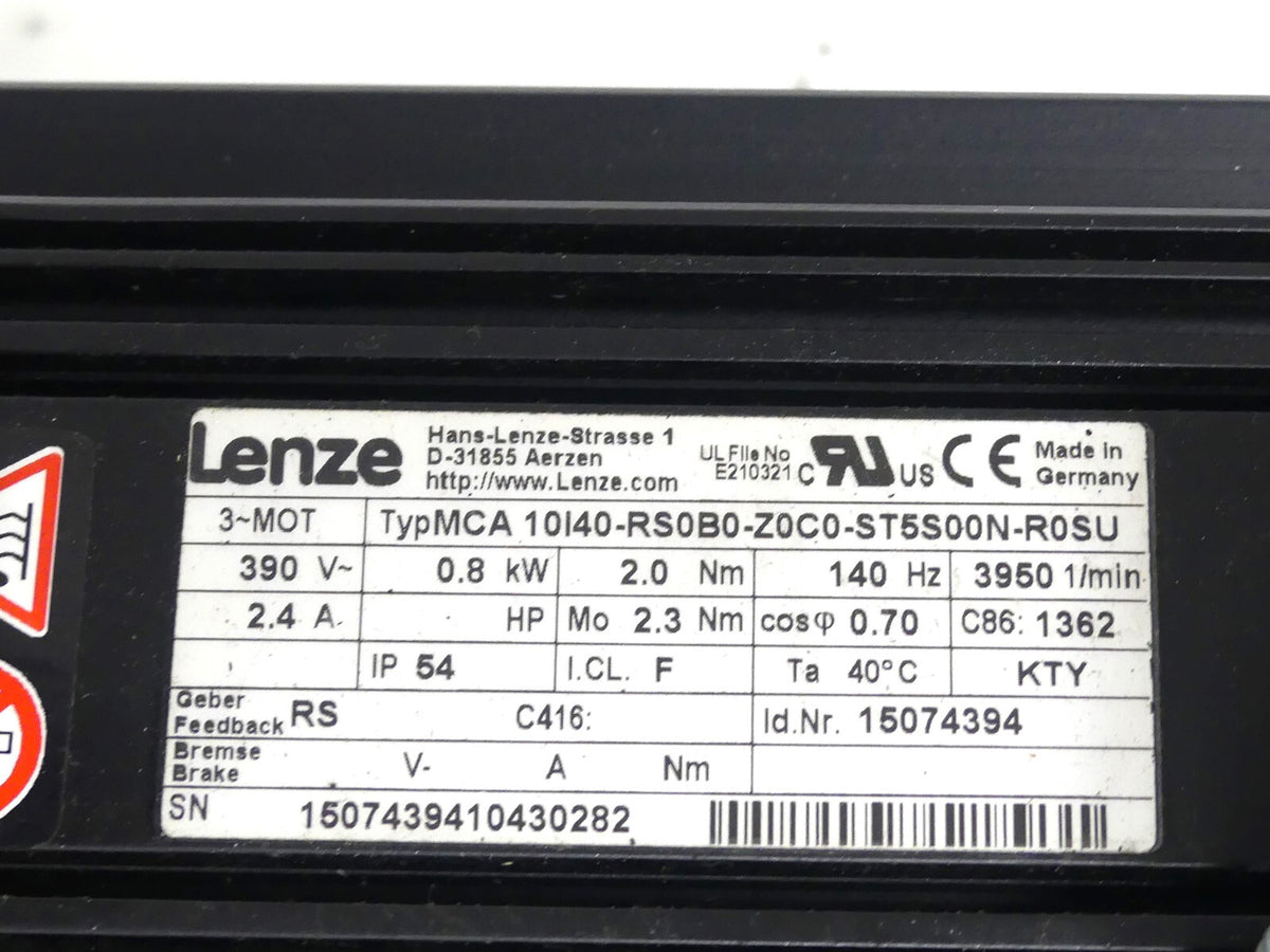 Lenze MCA 10I40-RS0B0-Z0C0-ST5S00N-R0SU (leicht beschädigt)