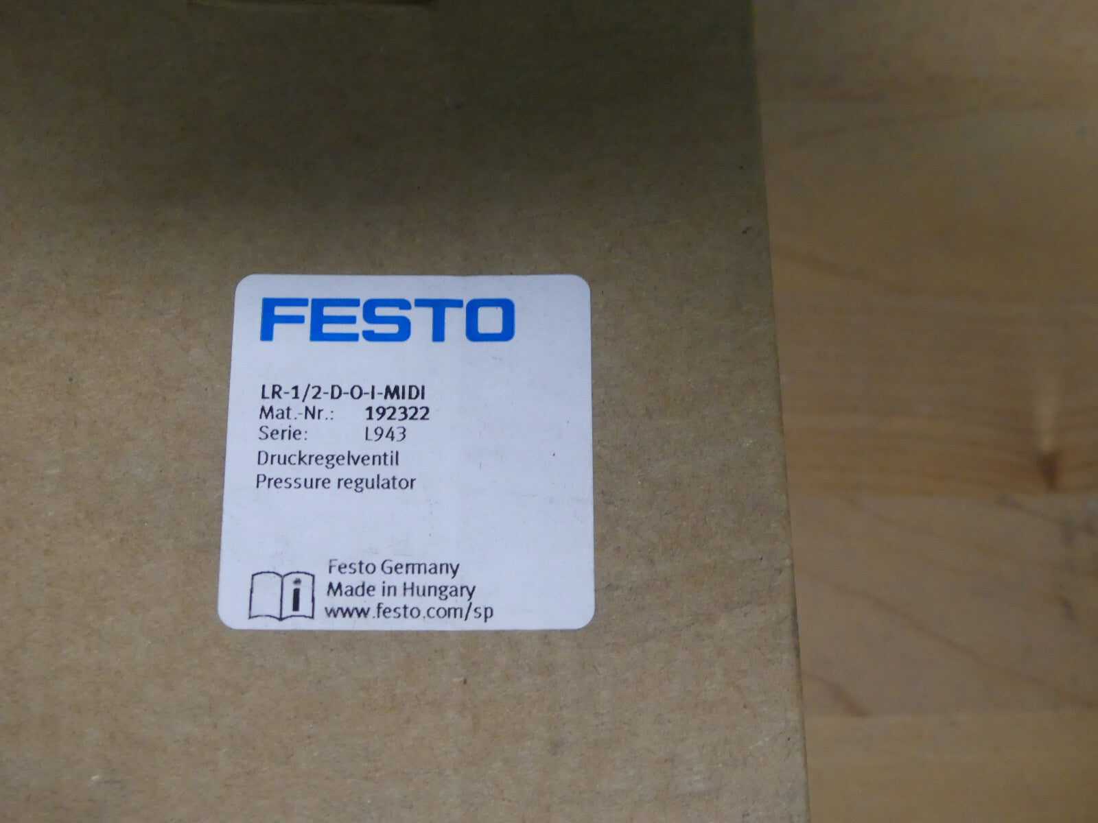 FESTO LR-1/2-D-O-I-MIDI  192322  Druckregelventil