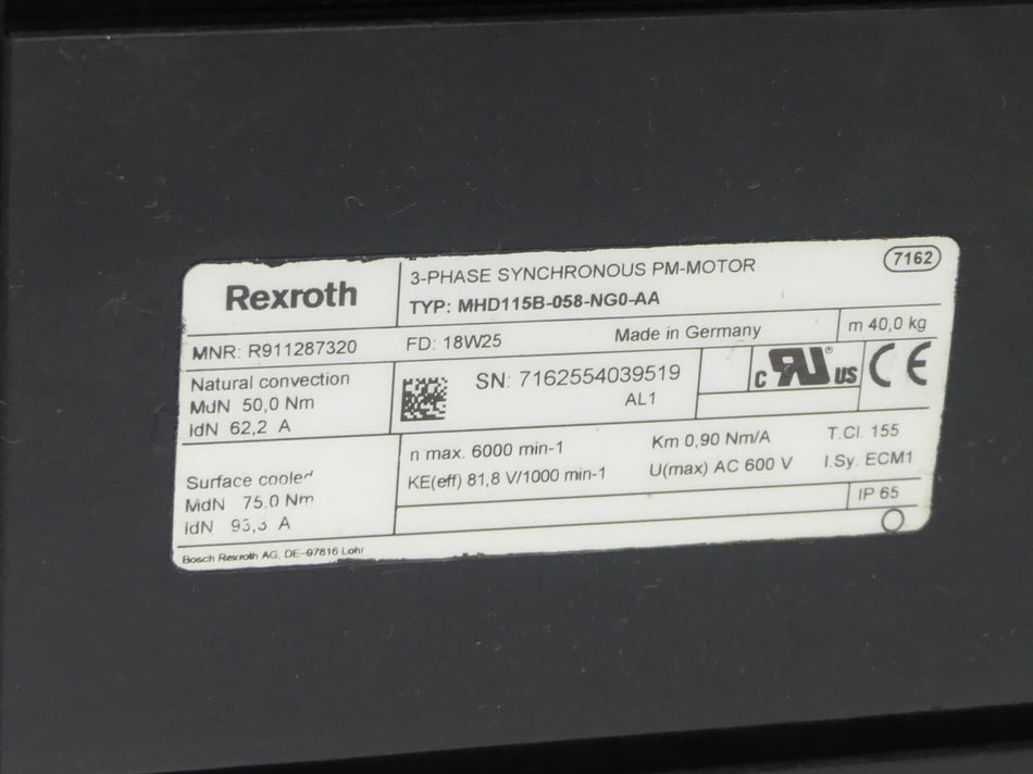 Rexroth  MHD115B-058-NG0-AA