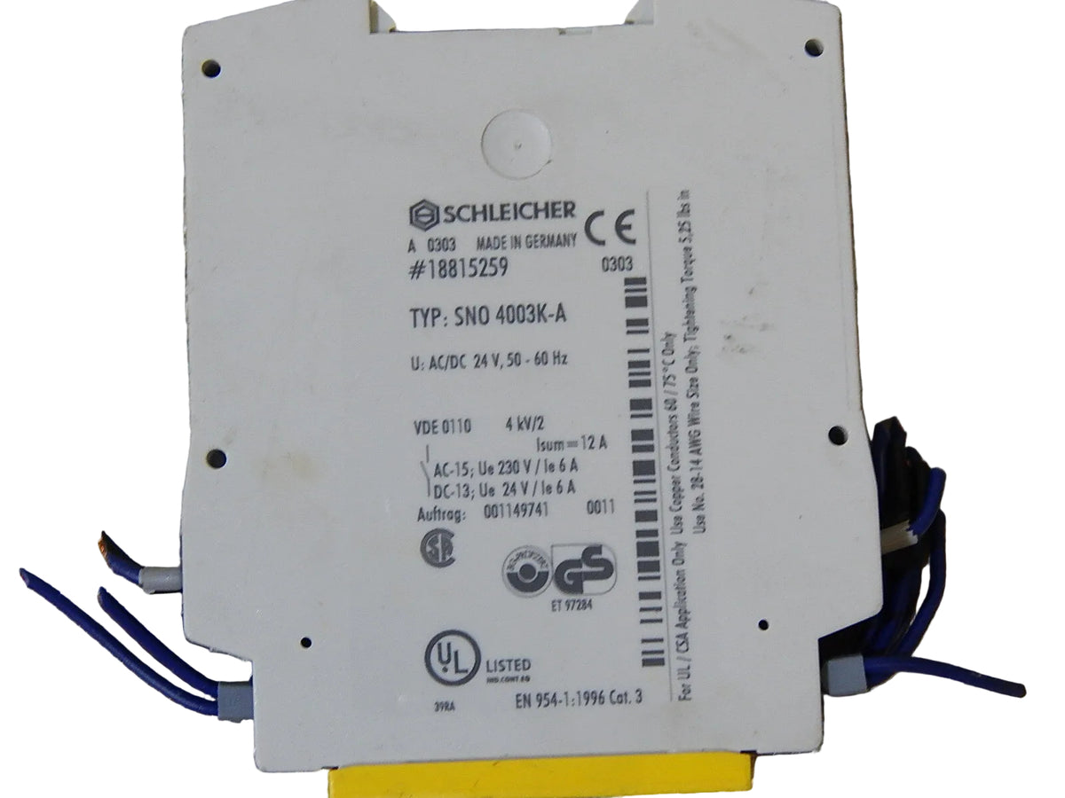 Schleicher SNO 4003K-A Used