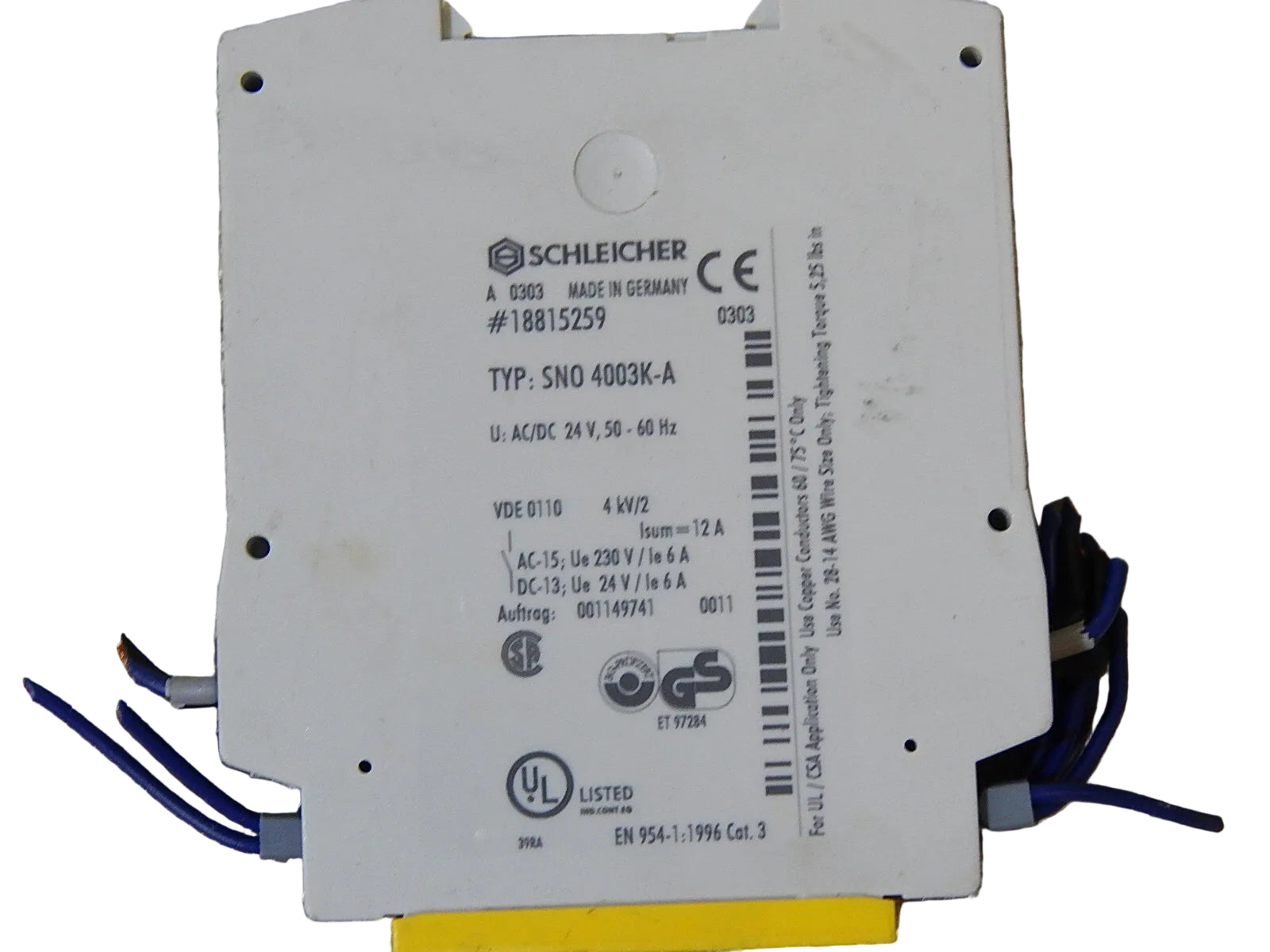 Schleicher SNO 4003K-A Used