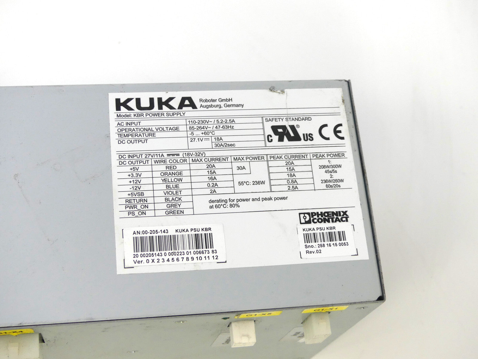 KUKA model:KBR POWER SUPPLY
