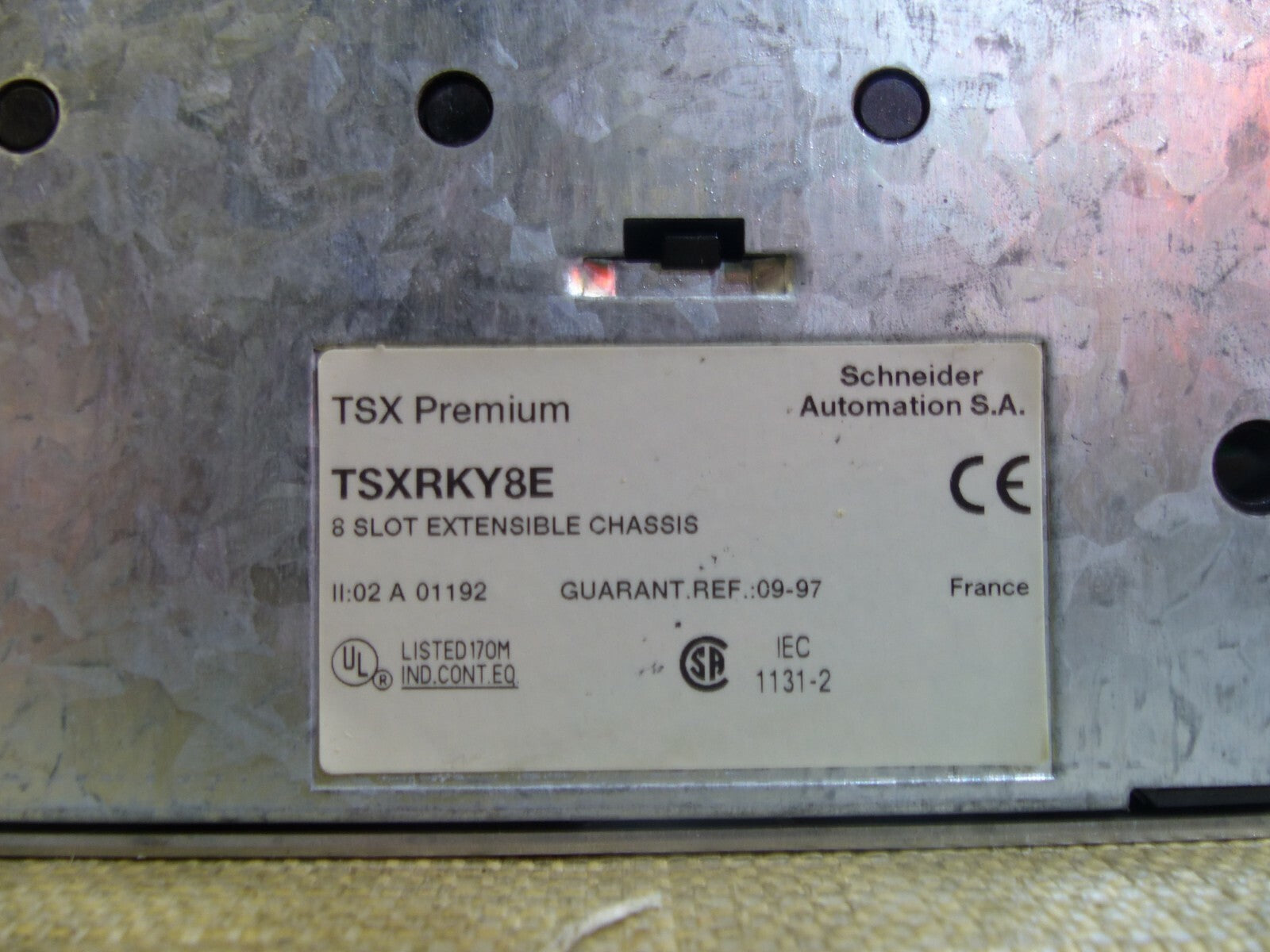 SCHNEIDER ELECTRIC 8 SLOT EXT.RACK, TSXRKY8E