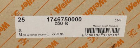 25x Weidmüller ZDU 10 ZDU10 1746750000