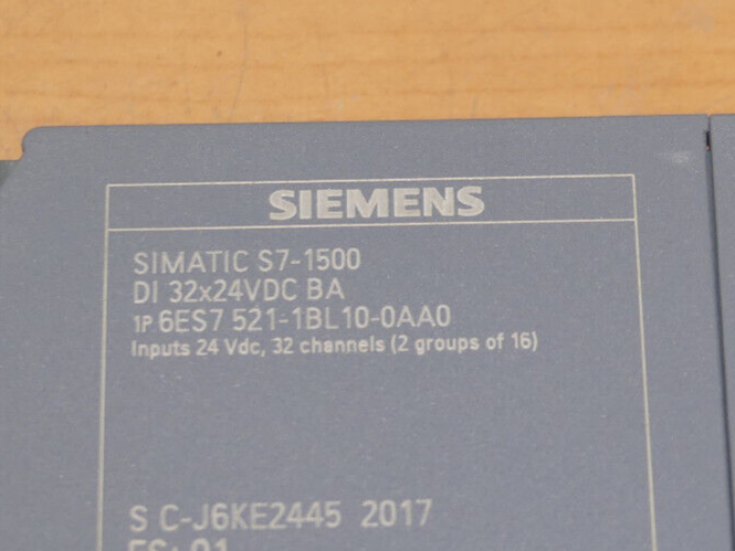 Siemens 6ES7521-1BL00-0AA0 6ES7 521-1BL00-0AA0