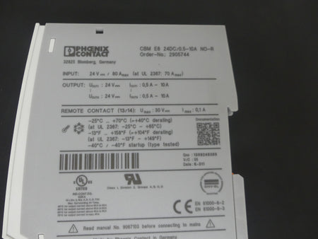 Phoenix Contact CBM E8 24DC/0.5-10A NO-R