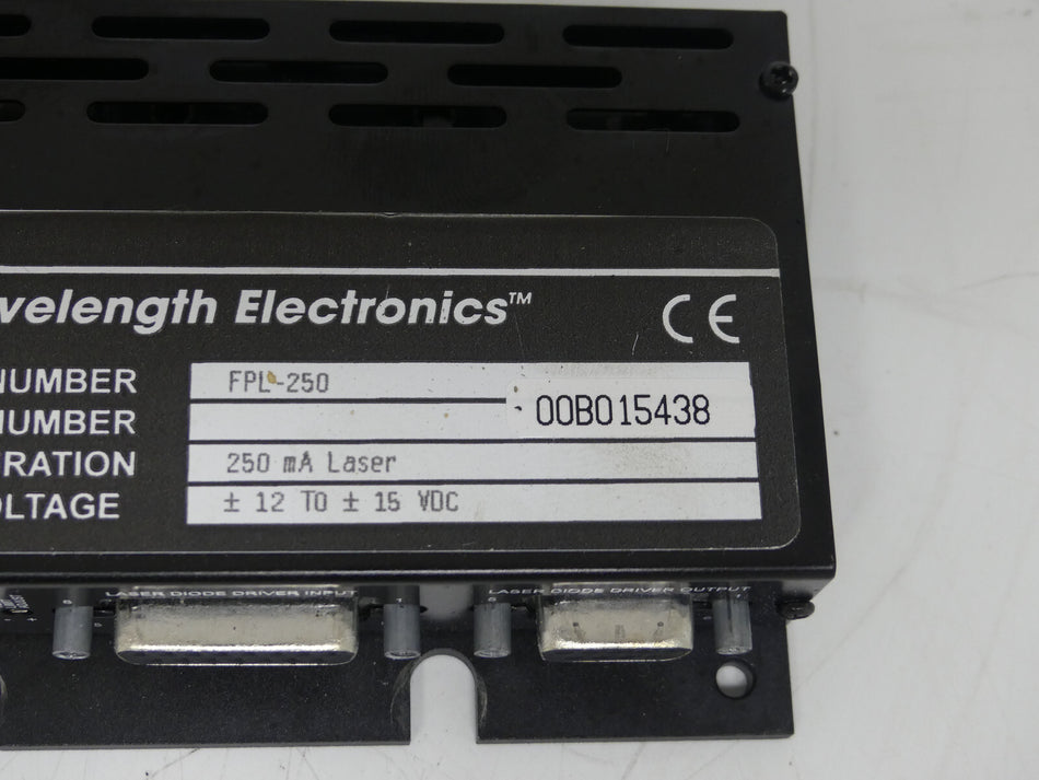 WAVELENGTH ELECTRONICS FPL-250