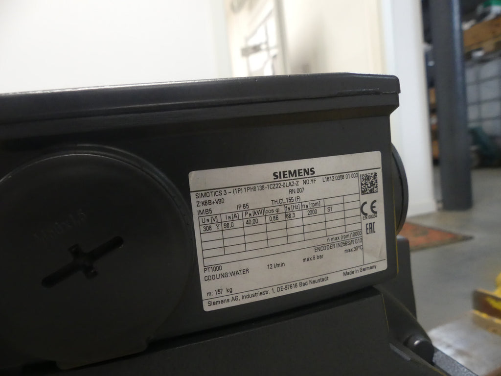 Siemens Simotics 3~ 1PH8138-1CZ22-0LA2-Z