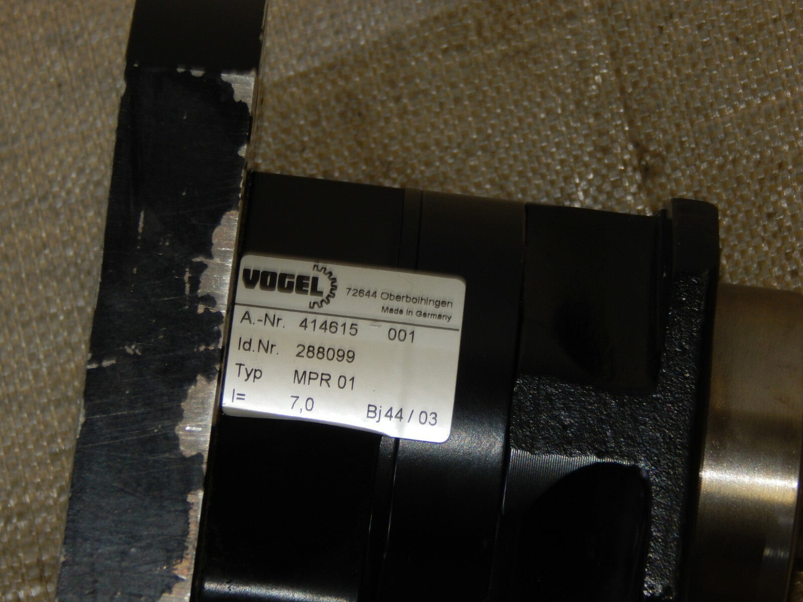  Vogel MPR 01 Planetengetriebe  MPR 01 Used