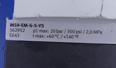 FESTO MS9-EM-G-S-VS  562952