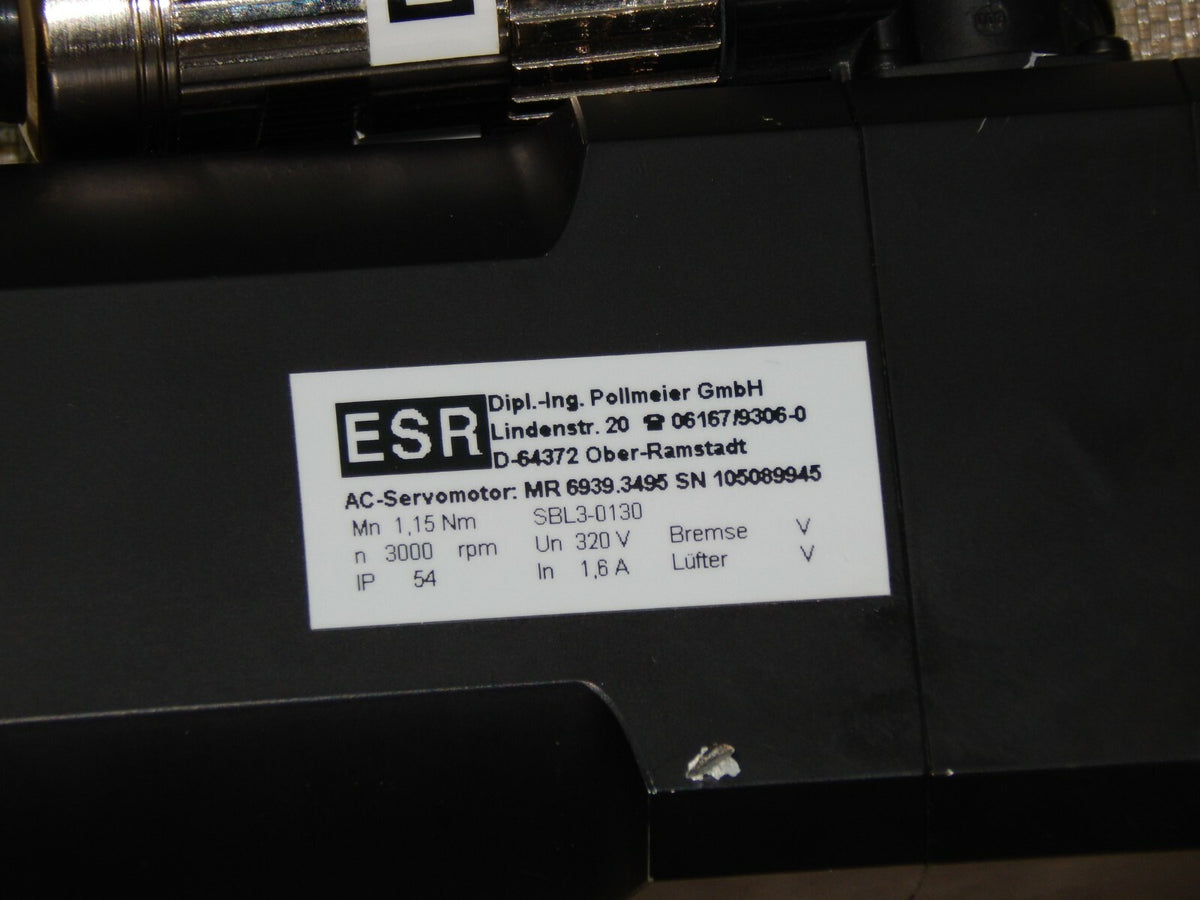 ESR AC-Servomotor MR 6939.3242 SN.105089945 / SBL3-0130 