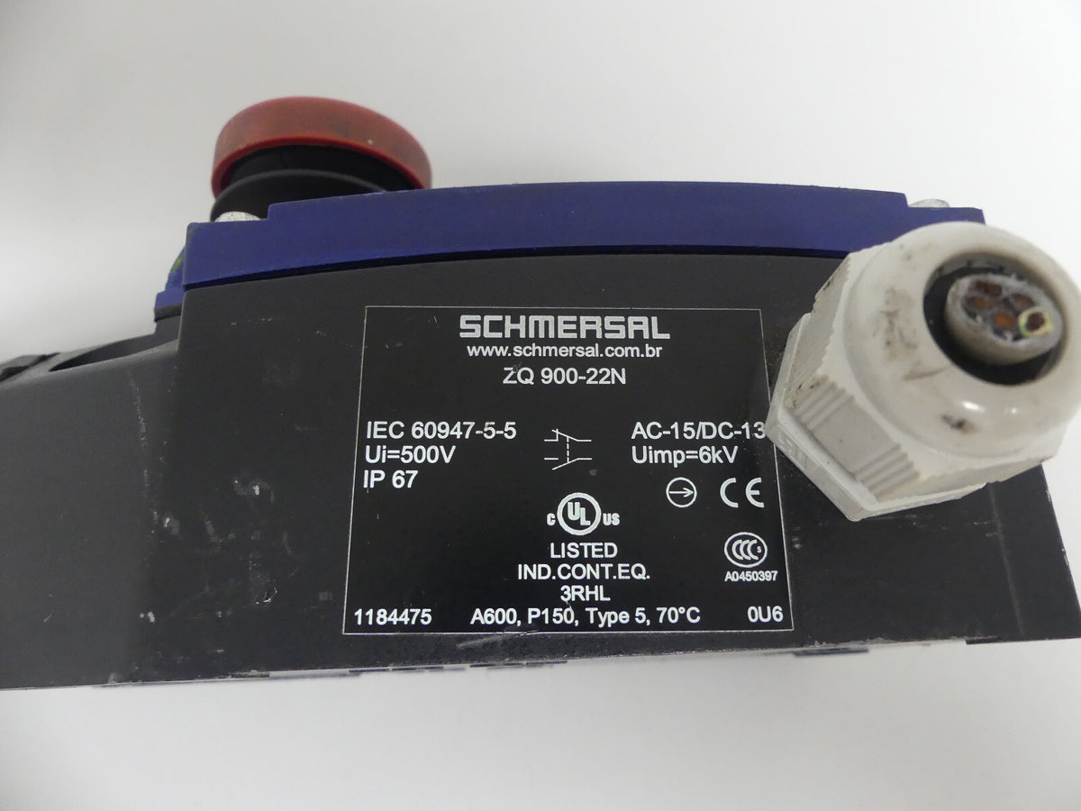 Schmersal ZQ 900-22N Seilzug-Notschalter Kabelzugschalter