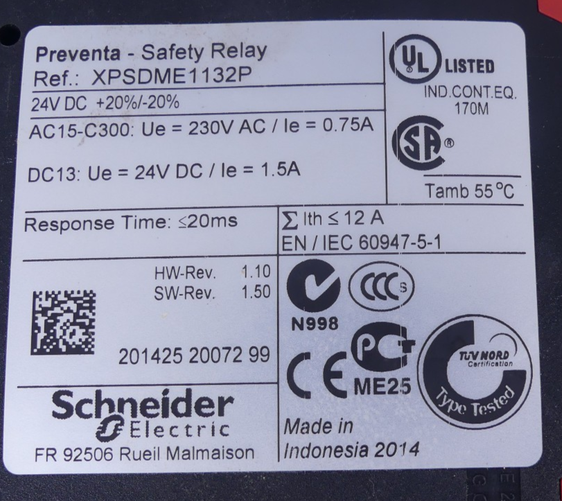 Schneider XPSDME1132P