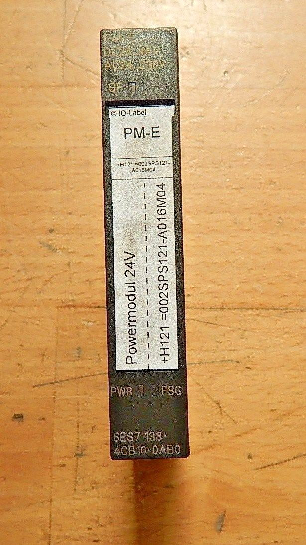 Siemens Simatic S7 6ES7 138-4CB10-0AB0 6ES7138-4CB10-0AB0 