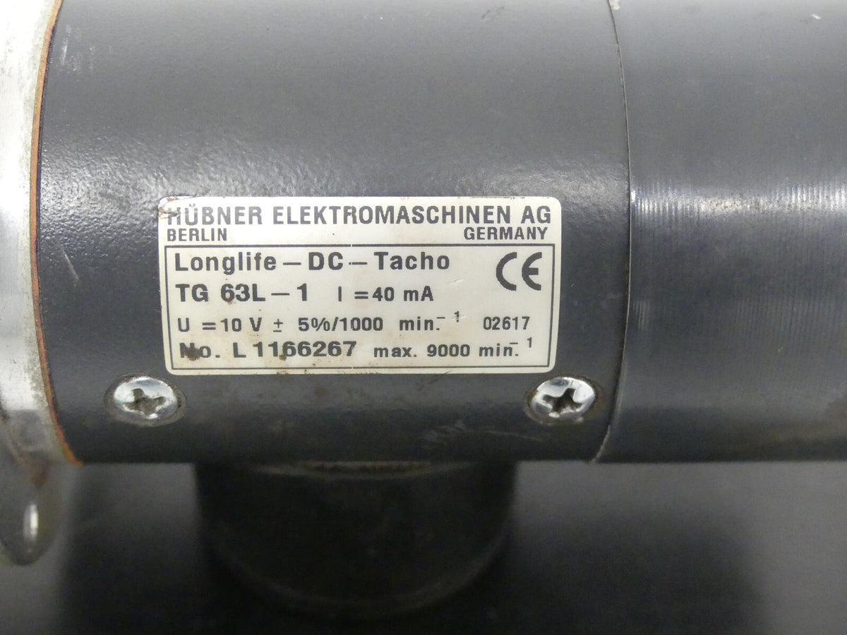 HÜBNER ELEKTROMASCHINEN Lonjlife-DC-Tacho TG 63L-1