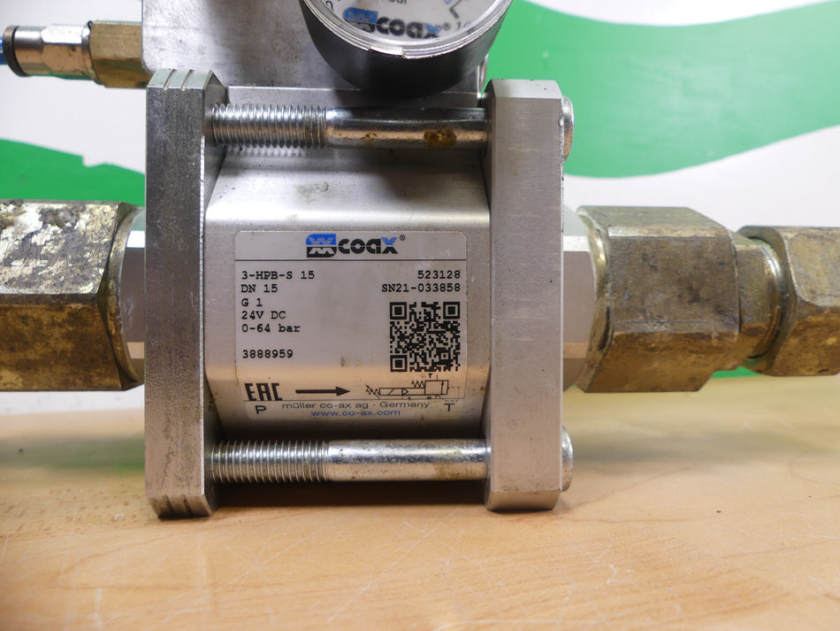 COAX KSS Ventil 3-HPB-S 15 0-64bar s.Bilder