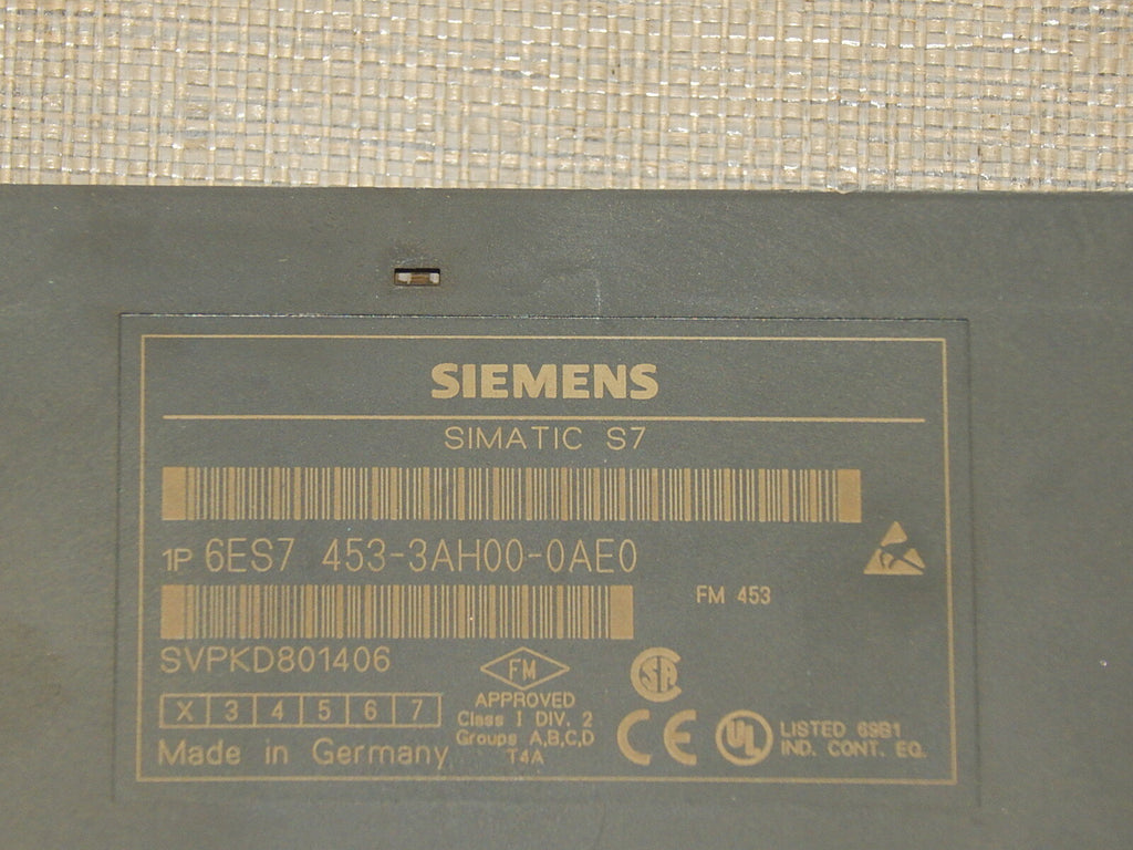  Siemens Simatic S7 6ES7 453-3AH00-0AE0 / 6ES7453-3AH00-0AE0 E:02 used s.Bilder