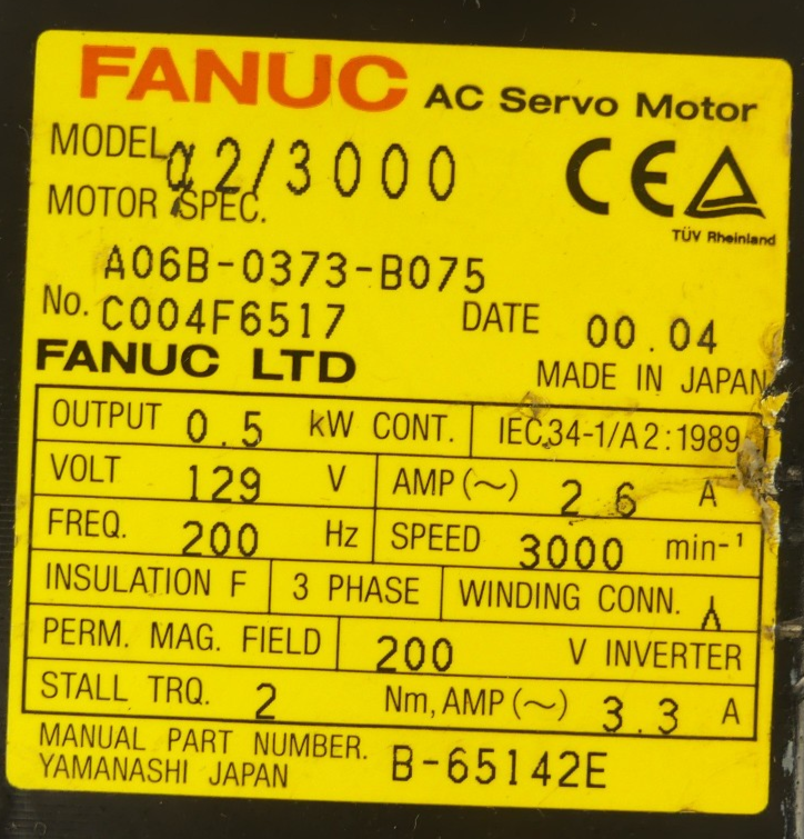 Fanuc A06B-0373-B075