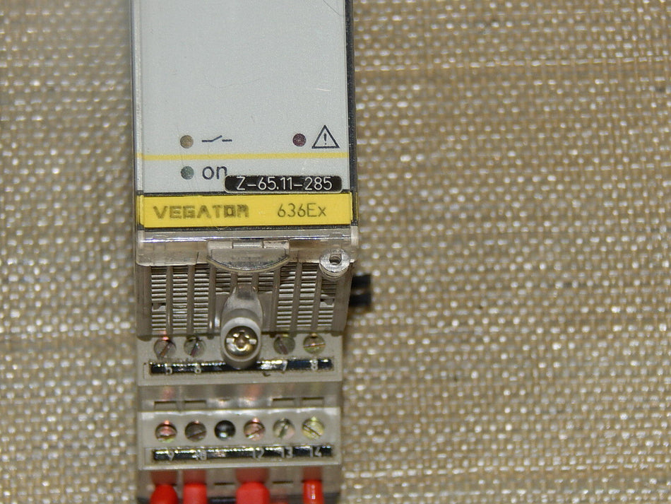 VEGA Vegator 636Ex / PTB Nr. EX-96.D.2068  Auswerterelais used