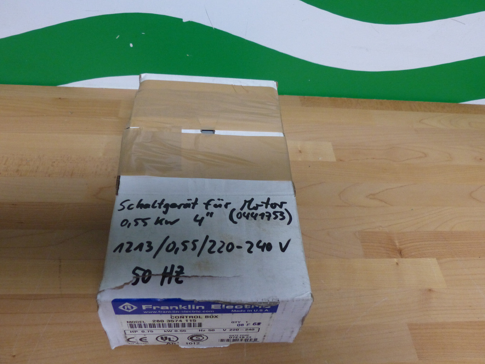 Franklin Electric CONTROL BOX MODEL 2803574115