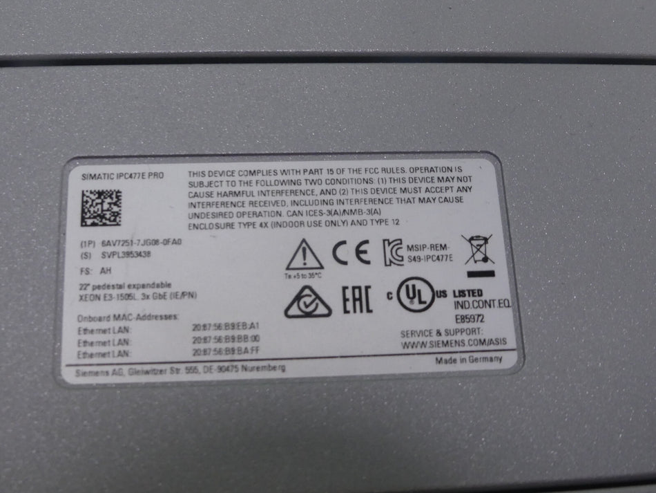 siemens 6av7251-7jg08-0fa0   6av72517jg080fa0 onhe festplatte