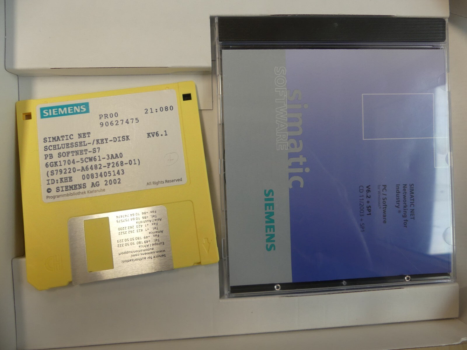 SIEMENS 6GK1704-5CW61-3AA0 Runtime Software + 6GK1704-0AA07-3AA0