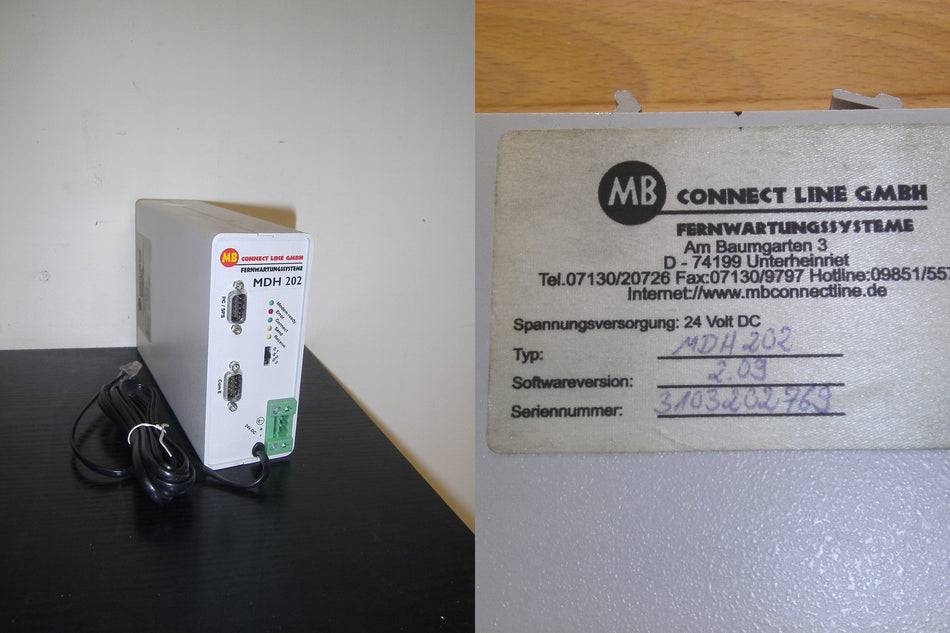MB Connect Line Fernwartungssysteme MHD 202