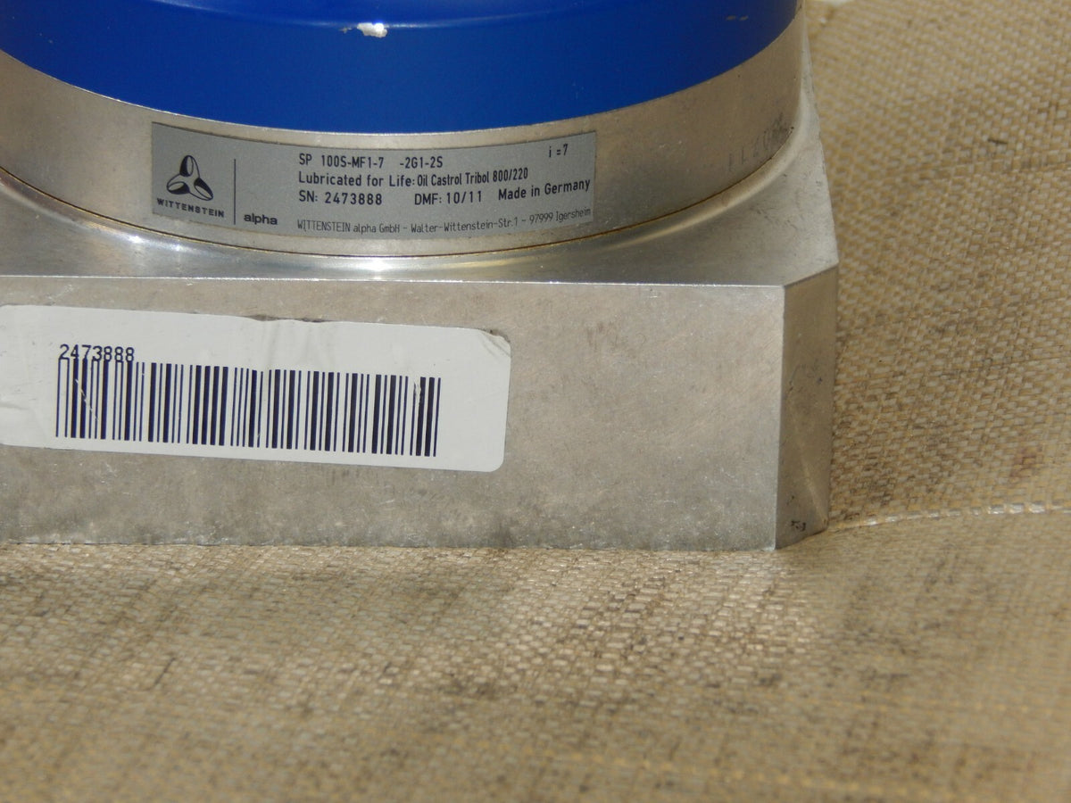  Wittenstein Alpha SP 100S-MF1-7  -2G1-2S Planetengetriebe i=7 used